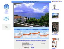 Tablet Screenshot of baskavodaapartment.com